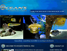 Tablet Screenshot of oceanstropicalfish.com